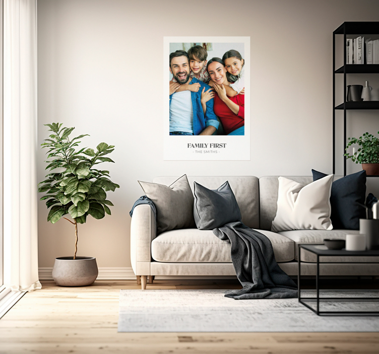 Family foto custom poster - TenStickers
