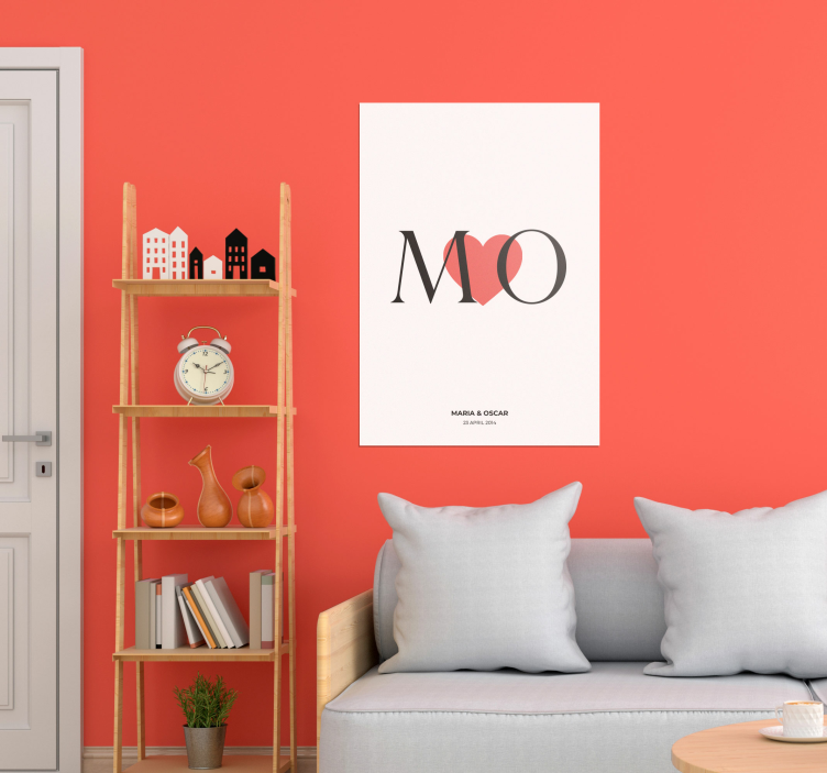 Custom Love customisable poster - TenStickers