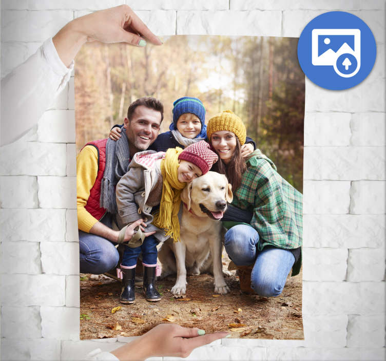 Personalised photo poster - TenStickers