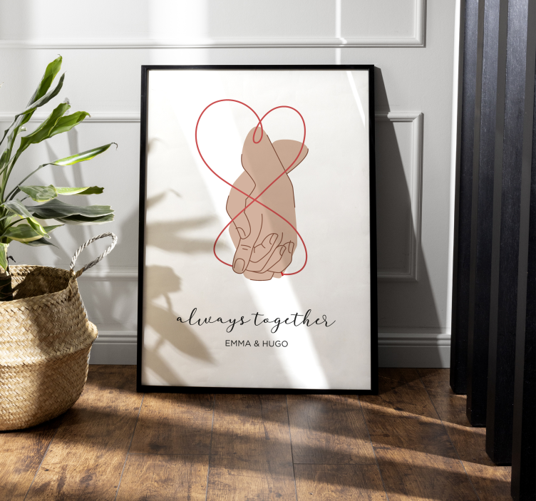Always together master bedroom poster - TenStickers