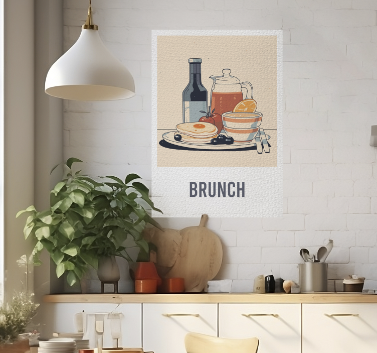 Brunch wall poster for decoration - TenStickers