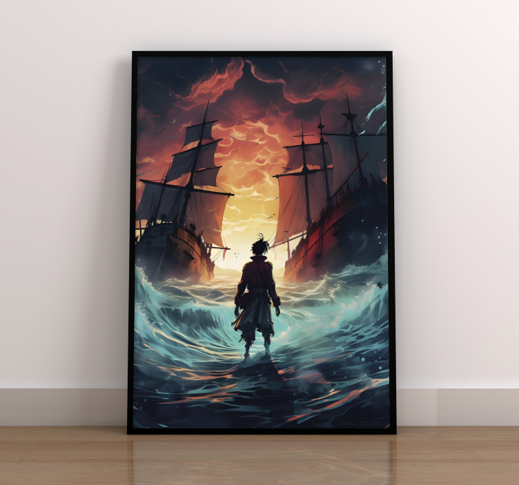 Epic pirate and shipwreck teen poster  - TenStickers