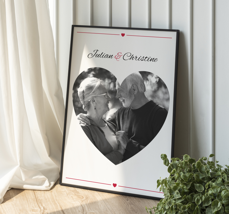 Grandparents customisable poster - TenStickers