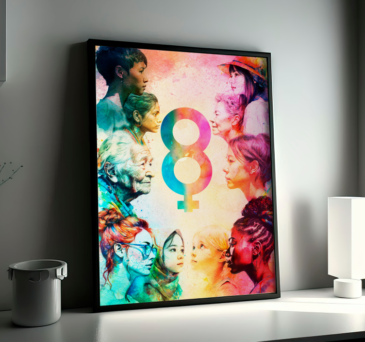 International women's day wall art - TenStickers