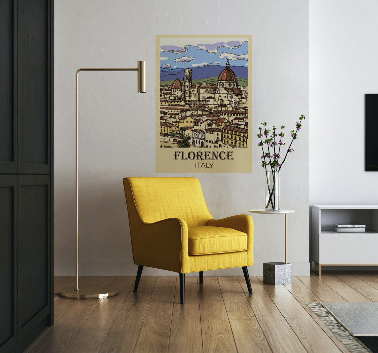 Italy Florence poster print - TenStickers