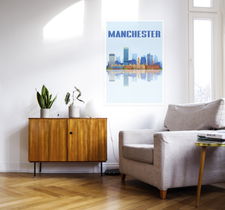 Manchester city poster print - TenStickers