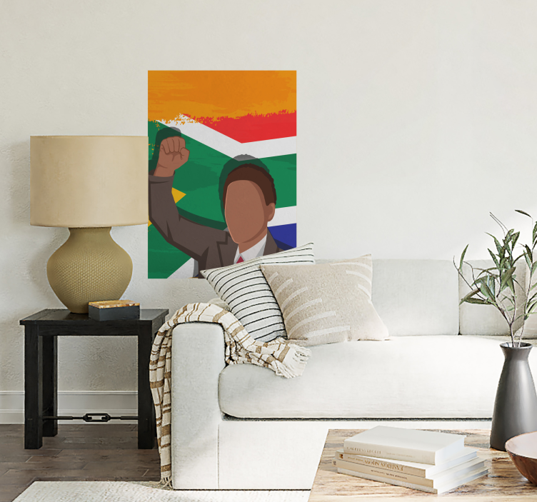 Mandela art poster print design - TenStickers
