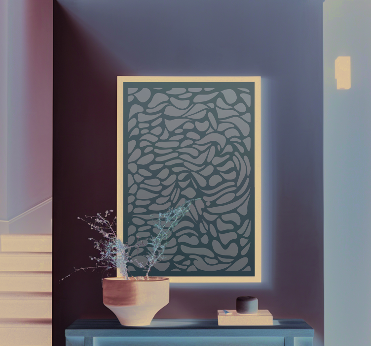 natural print scandinavian poster - TenStickers