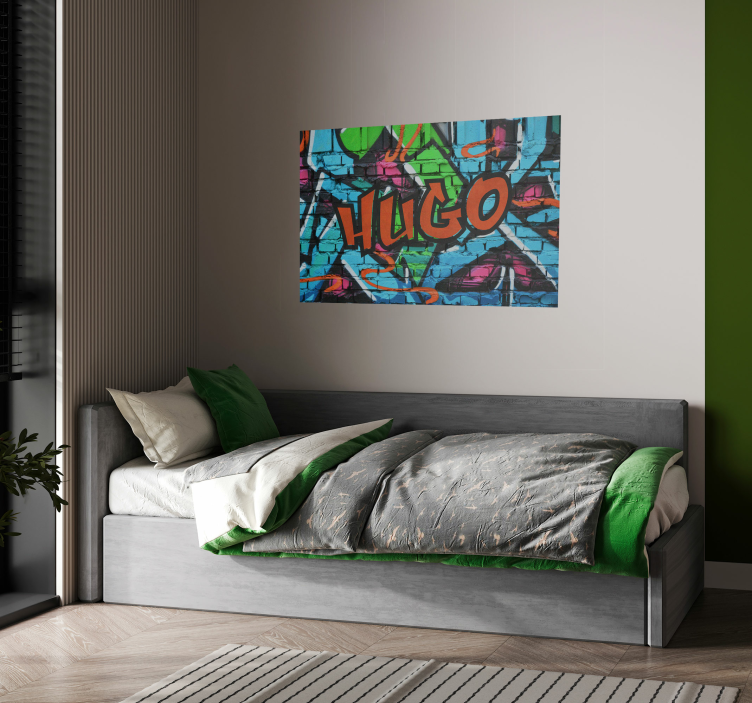 Personalised graffiti art poster - TenStickers