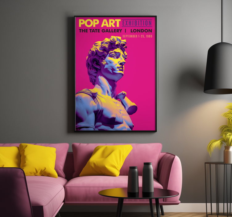 Pop Art Exhibition Poster Wall Decor - TenStickers