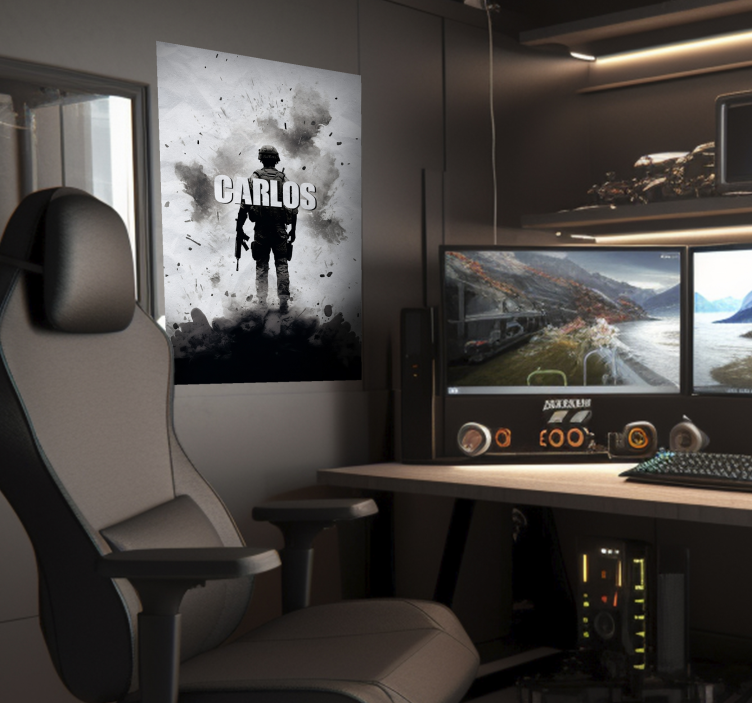 War soldier poster for teens - TenStickers