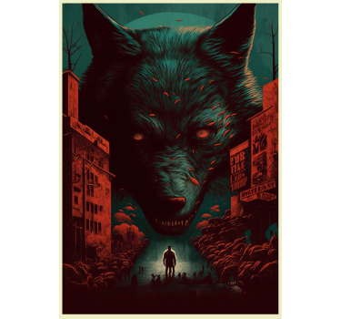 Wolf Movie Wall Art Poster - TenStickers