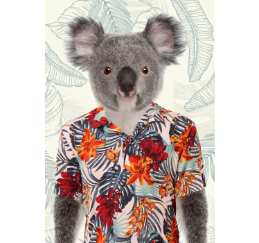 Elegant koala poster for teenager - TenStickers