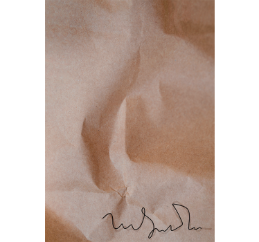 Vintage brown paper design poster print - TenStickers