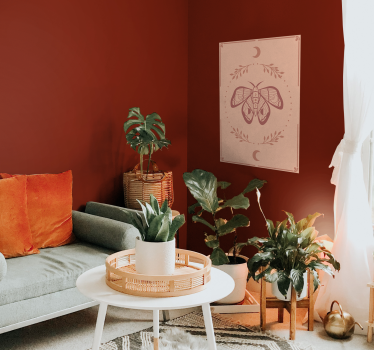 Boho Butterfly poster - TenStickers