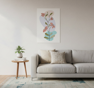 Flowers poster featuring daisy flowers and roses - TenStickers