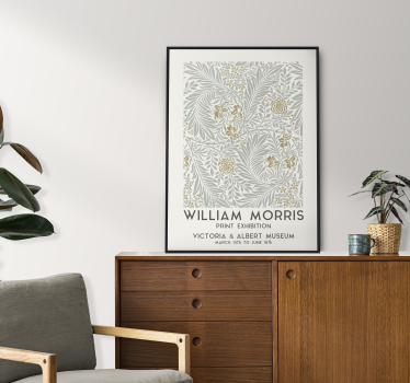 Vintage flowers poster - TenStickers