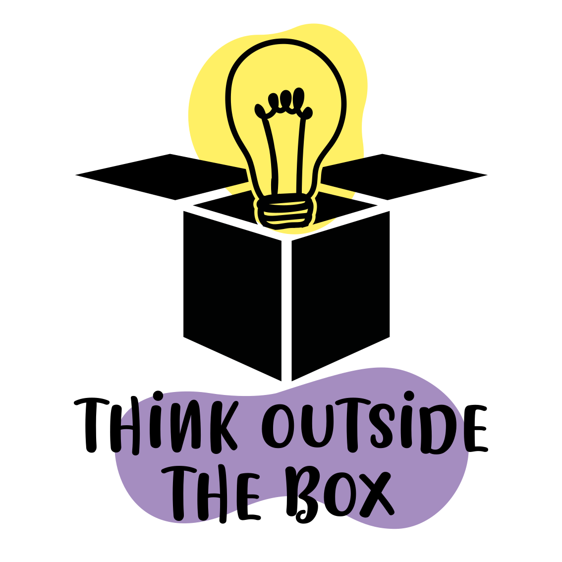 Think outside the box office poster - TenStickers