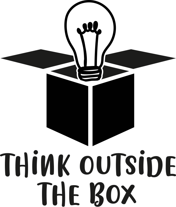Think outside the box office poster - TenStickers