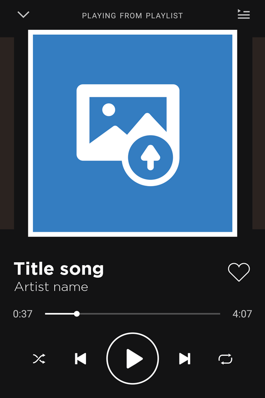 Living room poster spotify canvas art - TenStickers