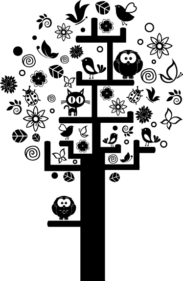 Tree poster very lush tree vinyl decor - TenStickers