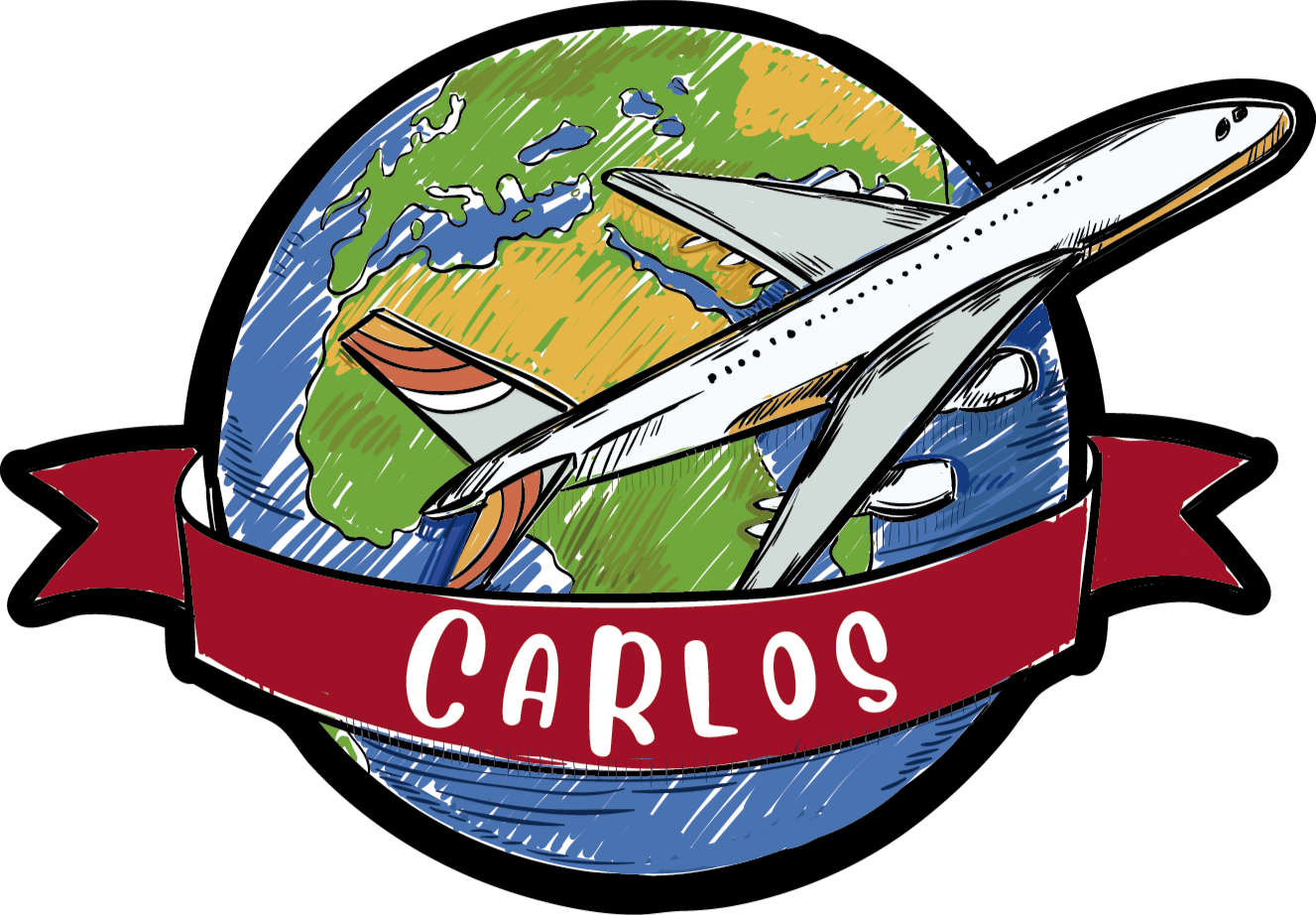 Map poster world travel emblem - TenStickers