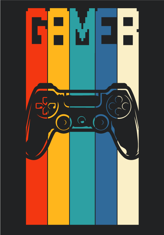 Gamer poster for teenager - TenStickers