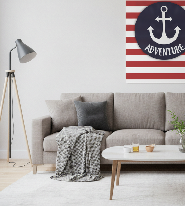 Poster for teenager customizable sailor anchor - TenStickers