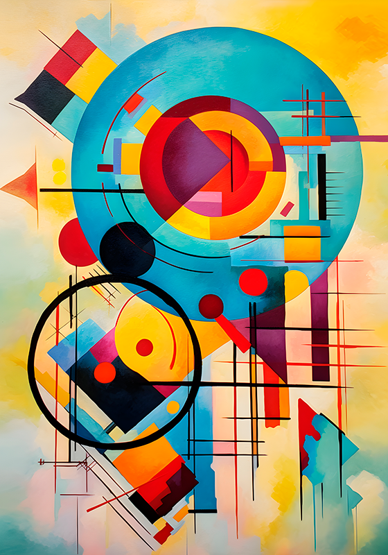 Art poster abstract expressionism - TenStickers