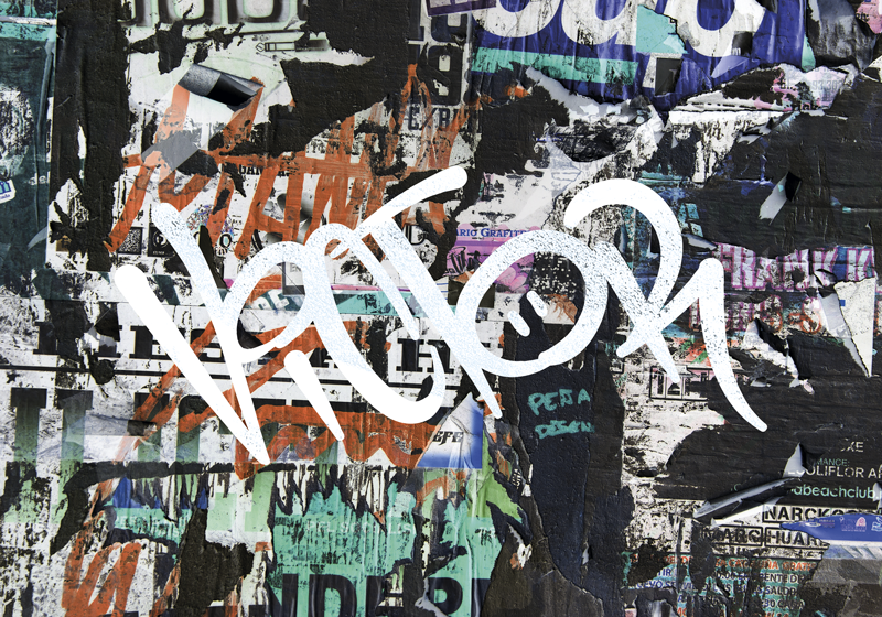 Graffiti poster with name - TenStickers