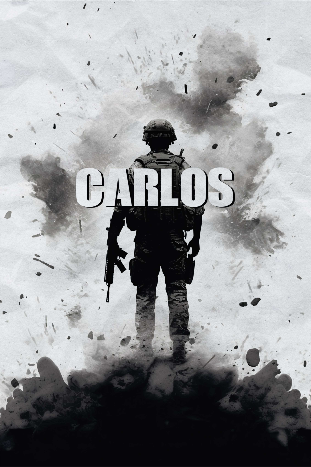 War soldier poster for teens - TenStickers