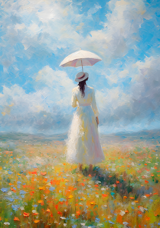 Printemps impressionism art poster - TenStickers