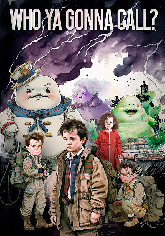 Ghostbusters movie wall poster - TenStickers