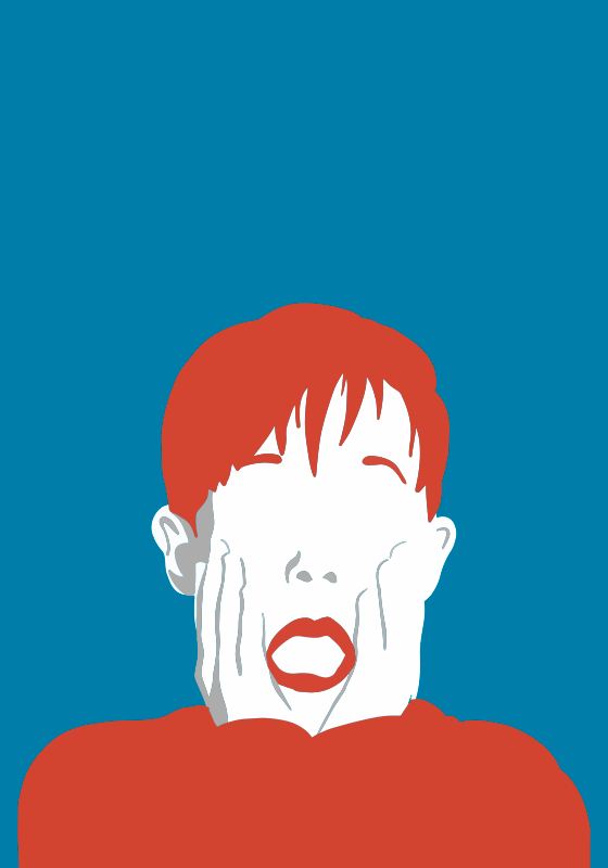 Scared Kid Movie Wall Poster - TenStickers