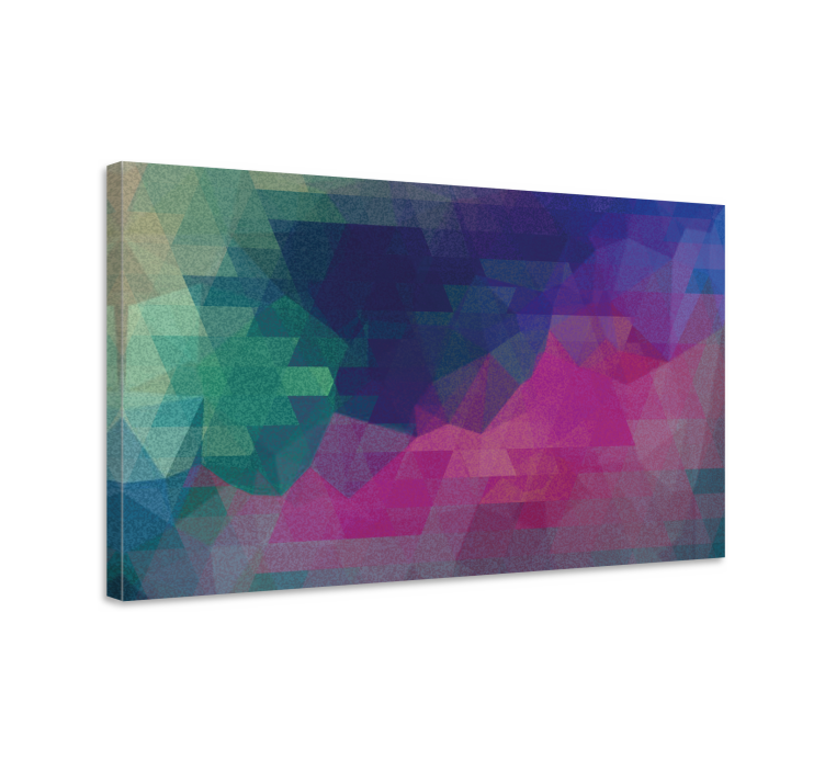 Geometric abstraction geometric canvas - TenStickers