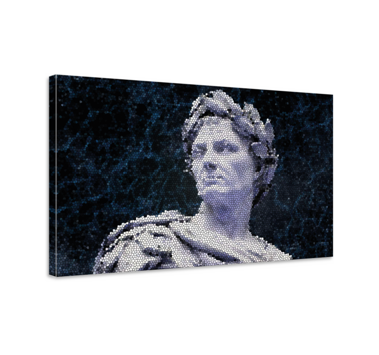 Mosaic Portrait abstract wall art - TenStickers