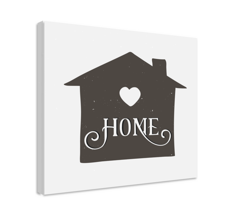 Quote canvas for warm home sentiments - TenStickers