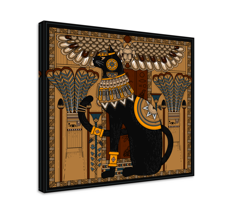 Elephant wallart ancient egyptian cat wall decor - TenStickers