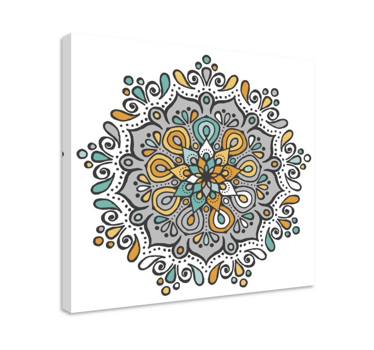 Mandala canvas intricate mandala design - TenStickers