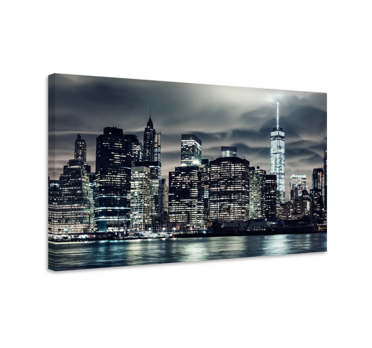 New York Skyline cityscape wall art - TenStickers