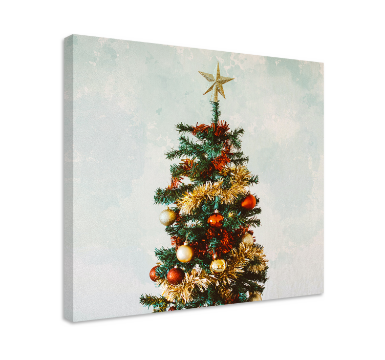 Sports canvas art christmas tree ornaments - TenStickers