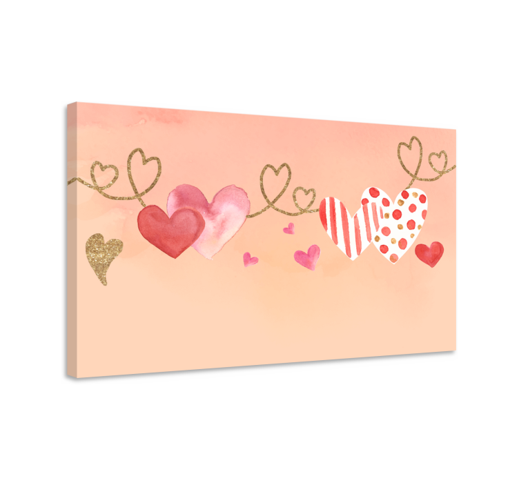 Flowers canvas heartfelt bonding connection - TenStickers