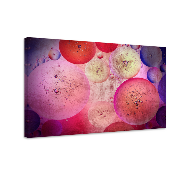 Abstract wall art bubble patterns design - TenStickers