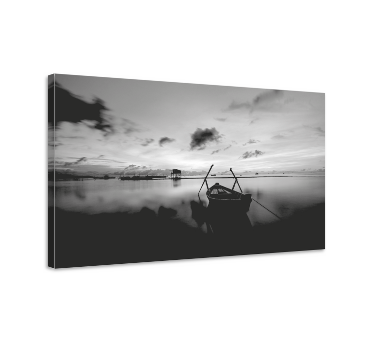 Landscape canvas serene waterfront view - TenStickers