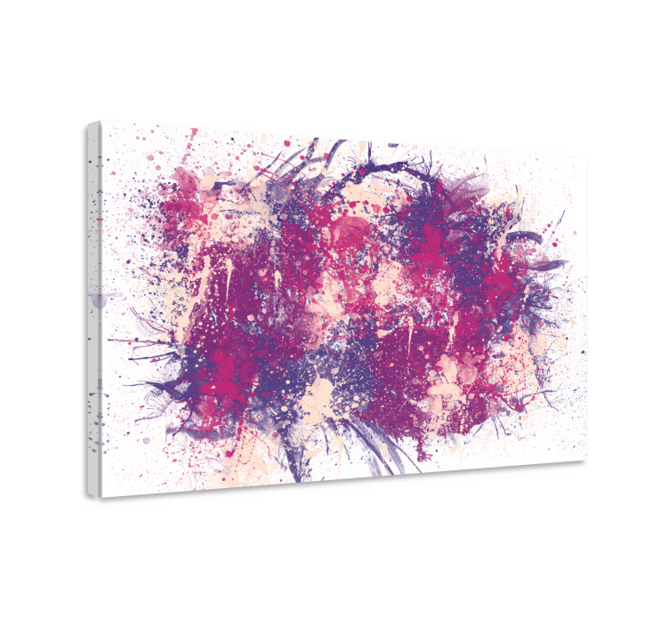 Abstract wall art dynamic abstract splash - TenStickers