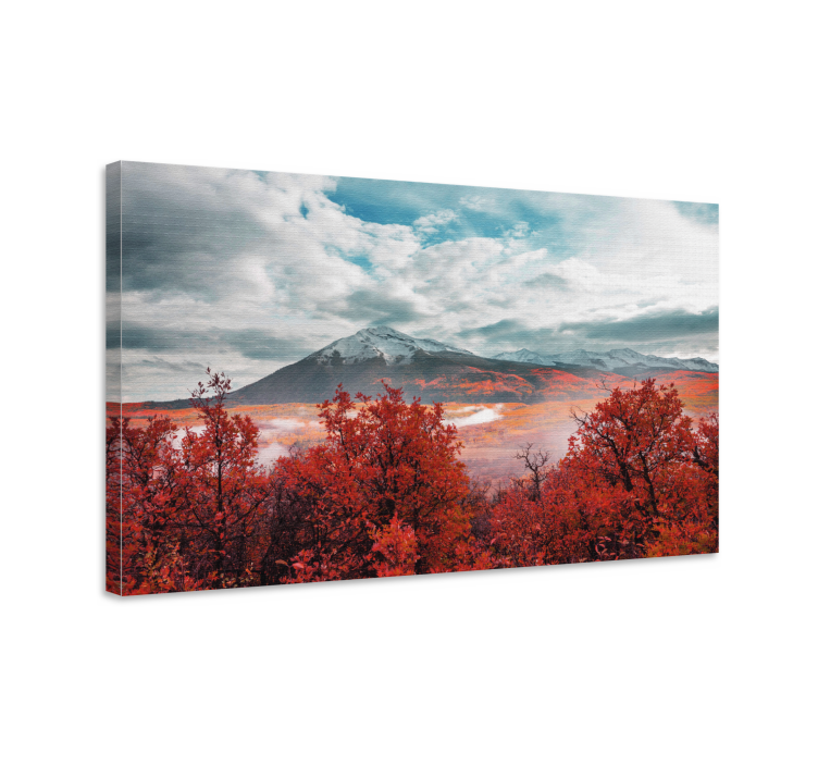 Majestic mountain view landscape canvas - TenStickers