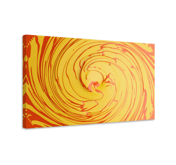 Vibrant spiraled motion abstract wall art - TenStickers
