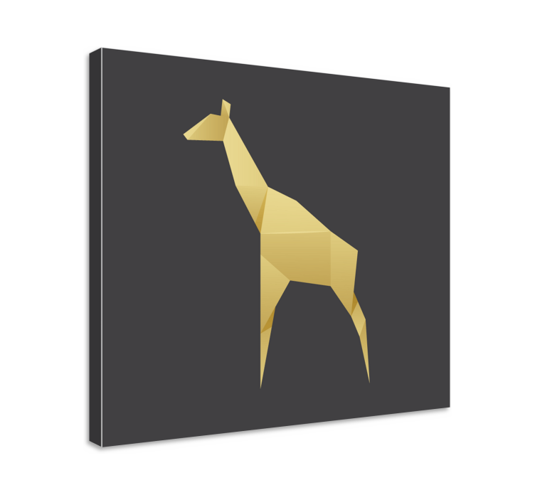 Horse wall art elegant giraffe silhouette - TenStickers