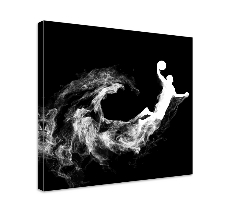 Sports canvas art dynamic basketball movement - TenStickers
