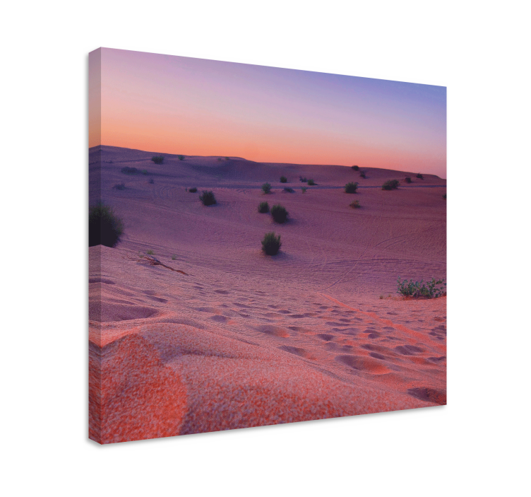 Desert dunes serenity landscape canvas - TenStickers